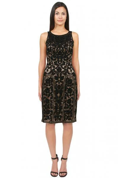Now or Never Sue Wong High Neck Embroidered Dress Cocktail Dress