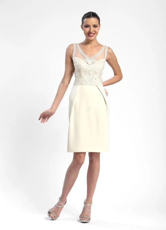Major Savings Sue Wong N5200 Sleeveless V-neck Dress