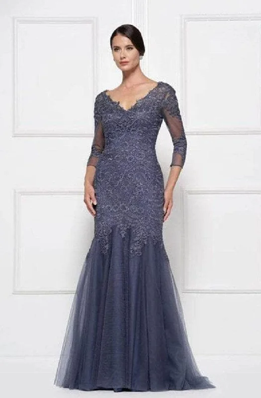 Final Markdown Rina Di Montella - RD2682 Quarter Length Sleeve Formal Dress - 1 pc Taupe In Size 12 Available Final Markdown Rina Di Montella - RD2682 Quarter Length Sleeve Formal Dress - 1 pc Taupe In Size 12 Available