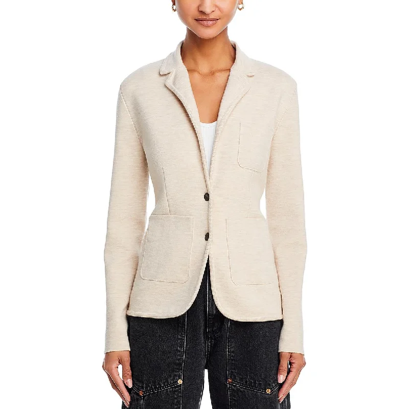 Closeout Abigail Womens Slub Office Two-Button Blazer