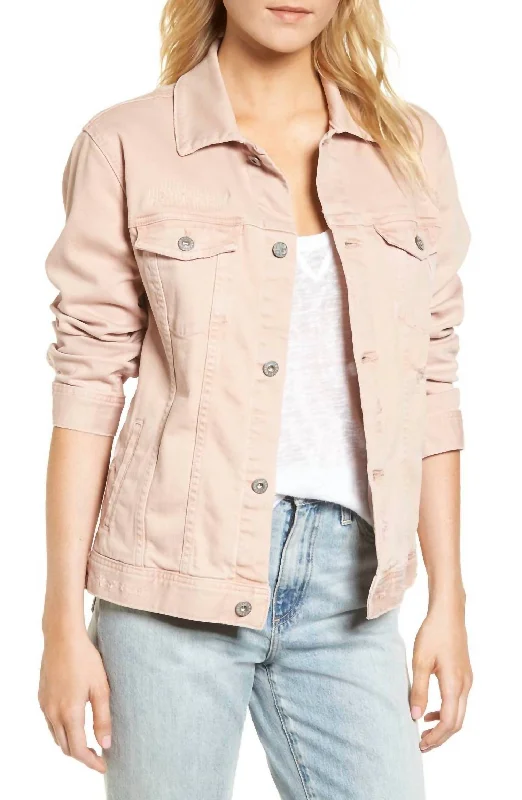 Daily Specials Adriano Goldschmied Women Nancy Jacket In Years Weathered Rosy Rouge