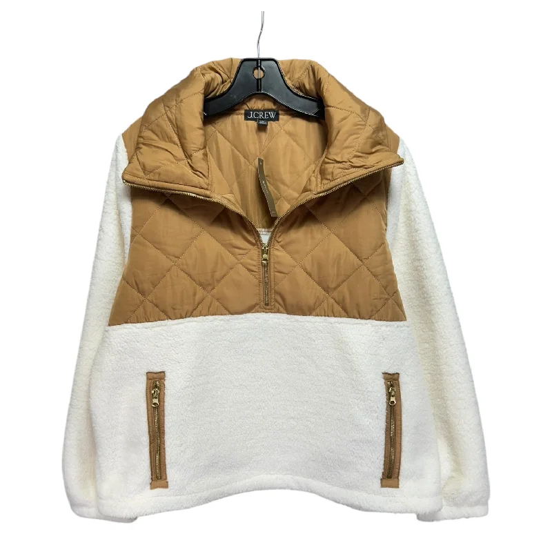 Exclusive Preview Athletic Fleece By J. Crew In Cream & Tan, Size: L