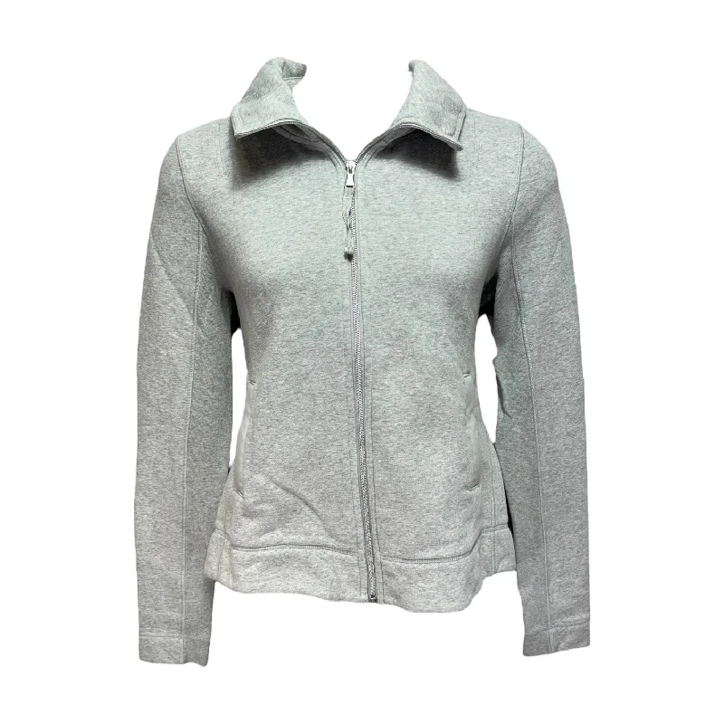 Exclusive Deal Athletic Jacket By Lululemon In Grey, Size: 12