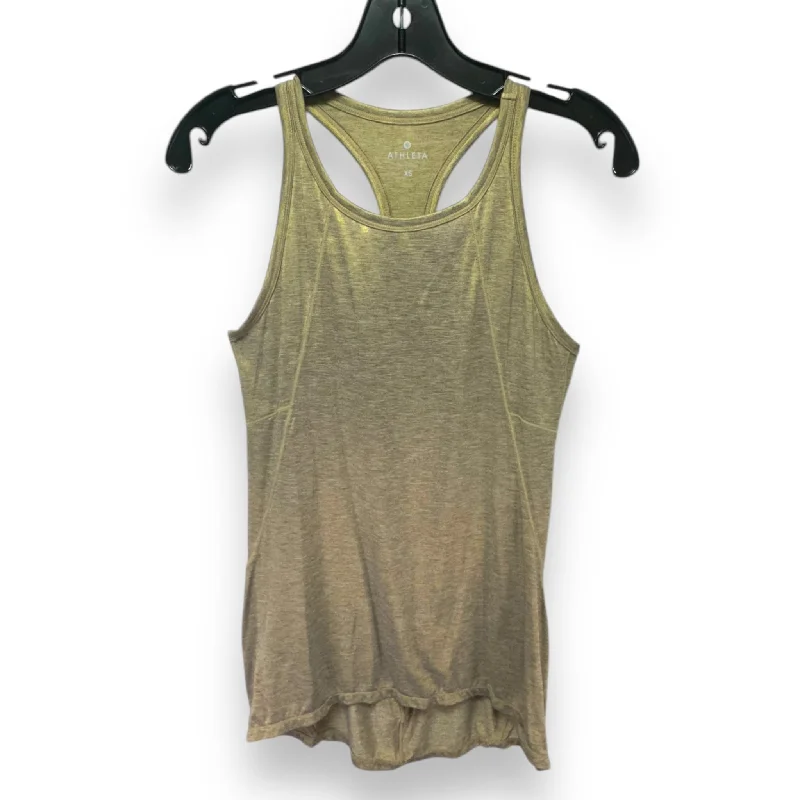 Lowest Price Athletic Tank Top By Athleta In Green, Size: Xs