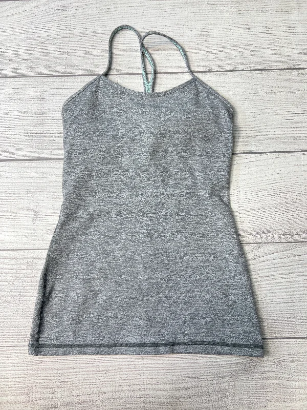 Deal Mania Athletic Tank Top By Lululemon In Grey, Size: S