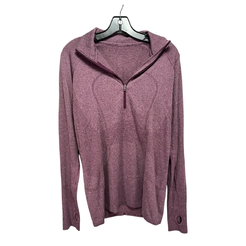 Special Savings Athletic Top Long Sleeve Crewneck By Lululemon In Red, Size: 10