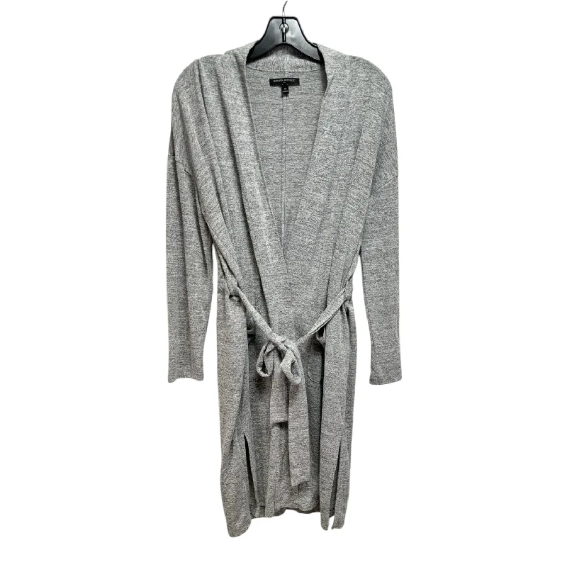 Fantastic Offers Belted Knit Cardigan By Banana Republic In Grey, Size: M