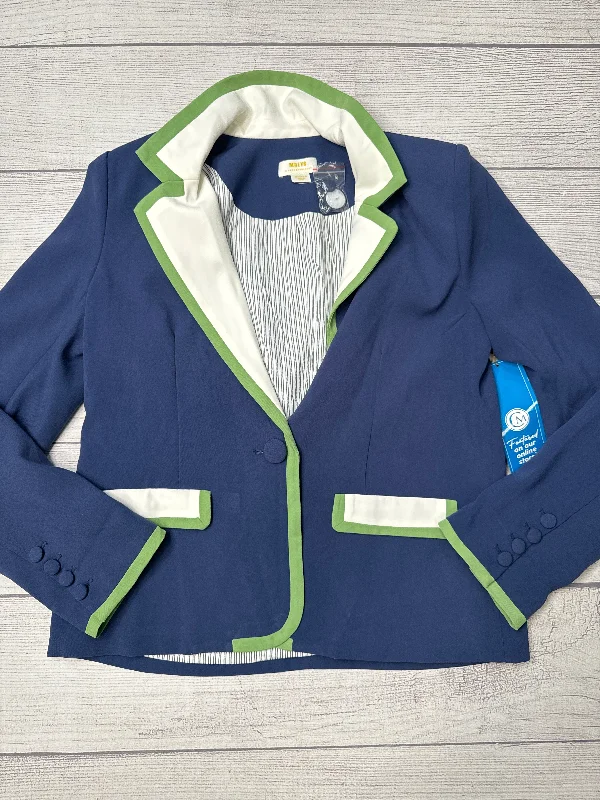 Seasonal Clearance Blazer By Maeve In Blue, Size: M