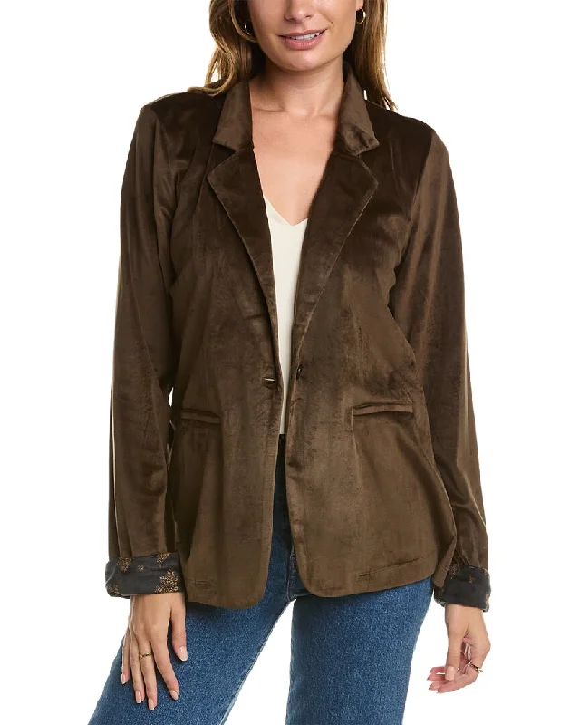 Hot Deal Bobeau Velour Blazer