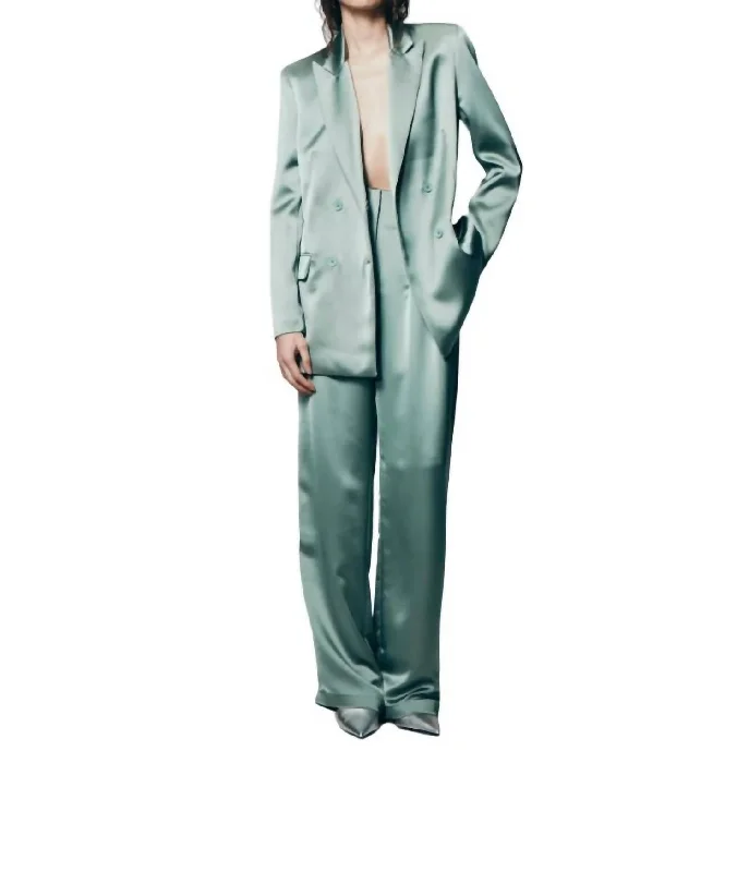 Exclusive Online Offer Bonnie Satin Jacket In Orage Blue