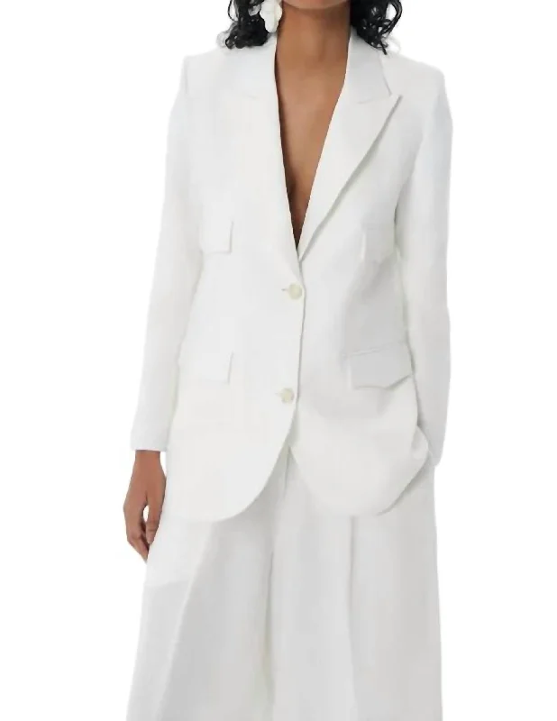 Buy More, Save More Bonpland Elaine Blazer In Off White