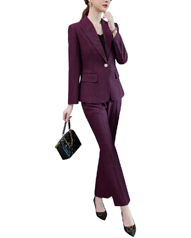 Shop and Save Bossy Chic 2pc Blazer & Pant Set