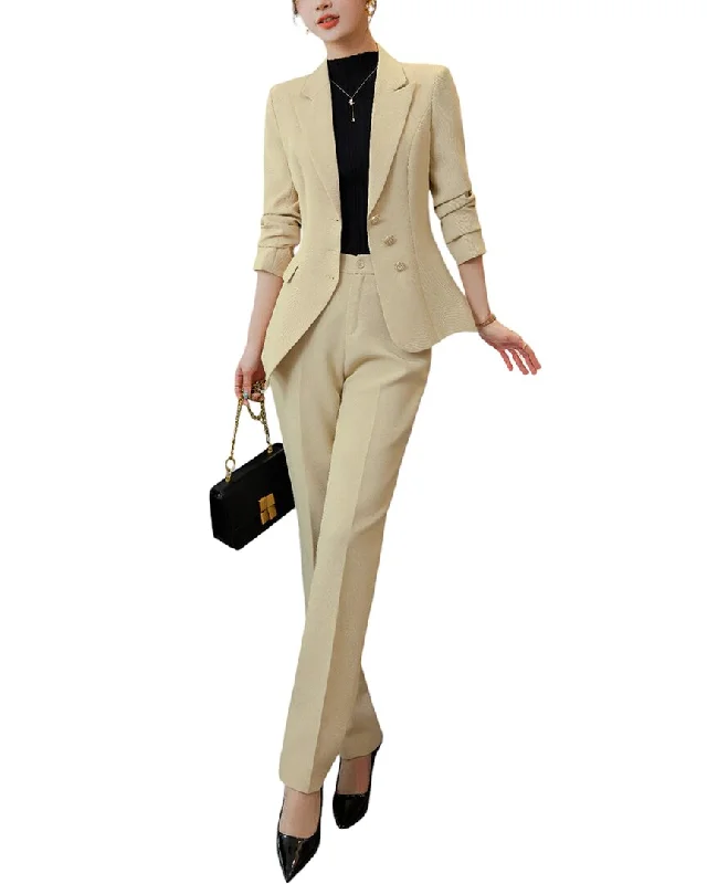 Deep Discounts Bossy Chic 2pc Blazer & Pant Set