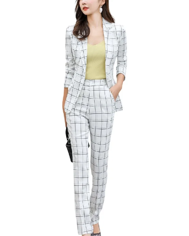 Bossy Chic 2pc Blazer & Pant Set