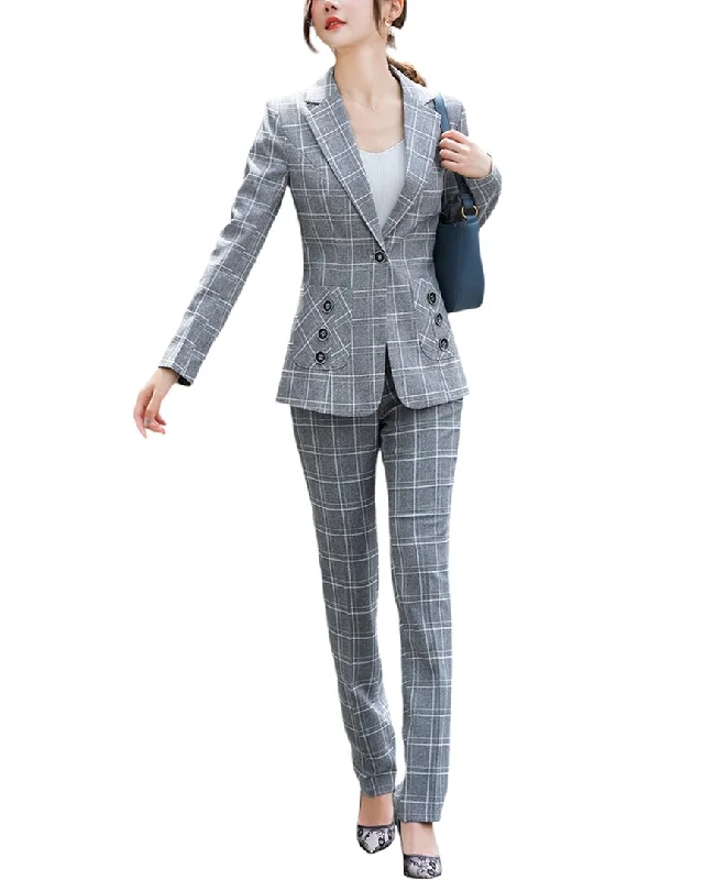 Extra Discounts Bossy Chic 2pc Blazer & Pant Set