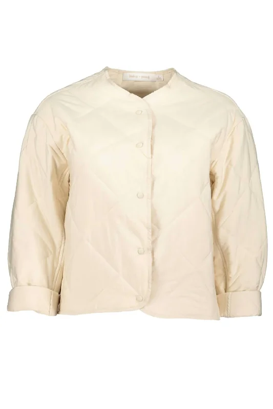 Amazing Deals Buchanan Shell Jacket In Cream
