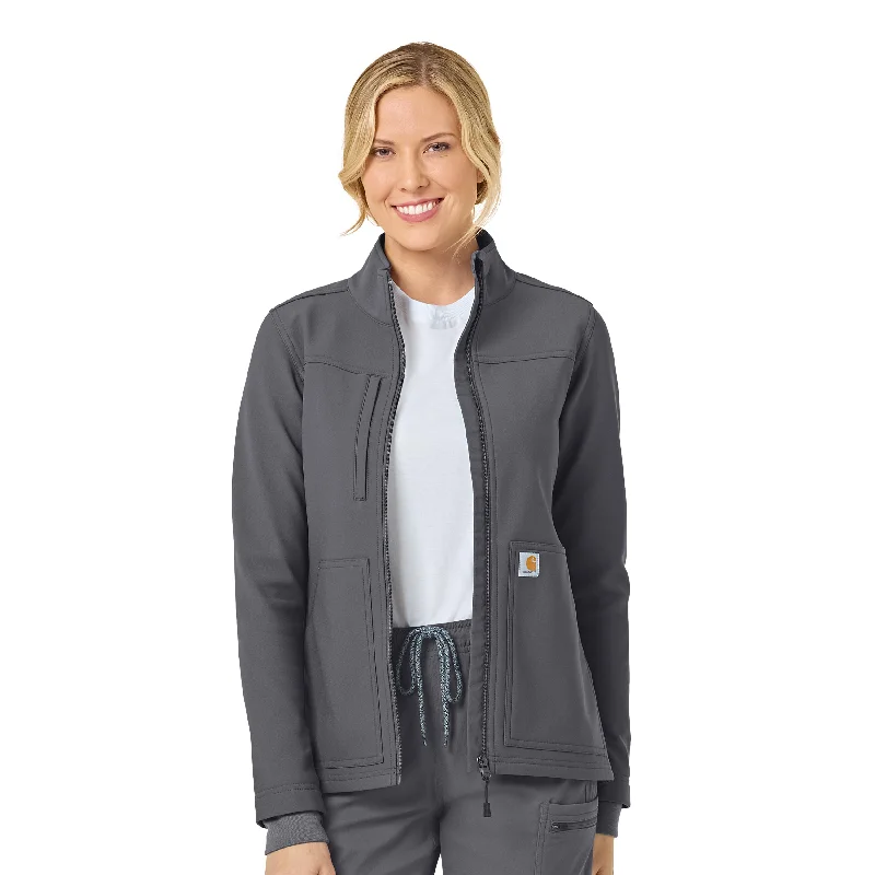 Quick Sale Carhartt Rugged Flex Women's Bonded Fleece Jacket - Pewter
