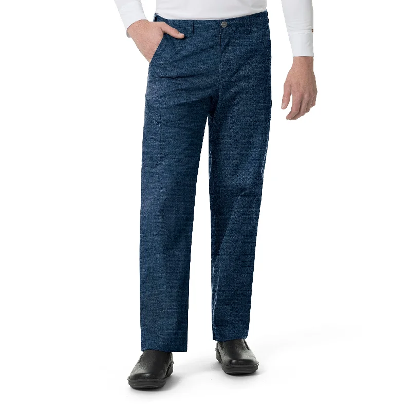 Exclusive Offers Carhartt Rugged Flex Ripstop Men’s Straight Leg Cargo Scrub Pant - Navy Heather