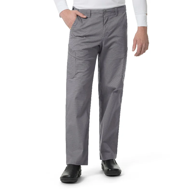 Crazy Deals Carhartt Rugged Flex Ripstop Men’s Straight Leg Cargo Scrub Pant - Pewter