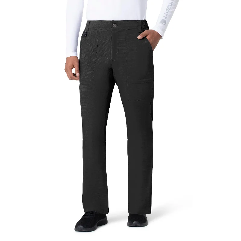 Year-End Clearance Carhartt Rugged Flex Ripstop Men's Straight Leg Scrub Pant - Black