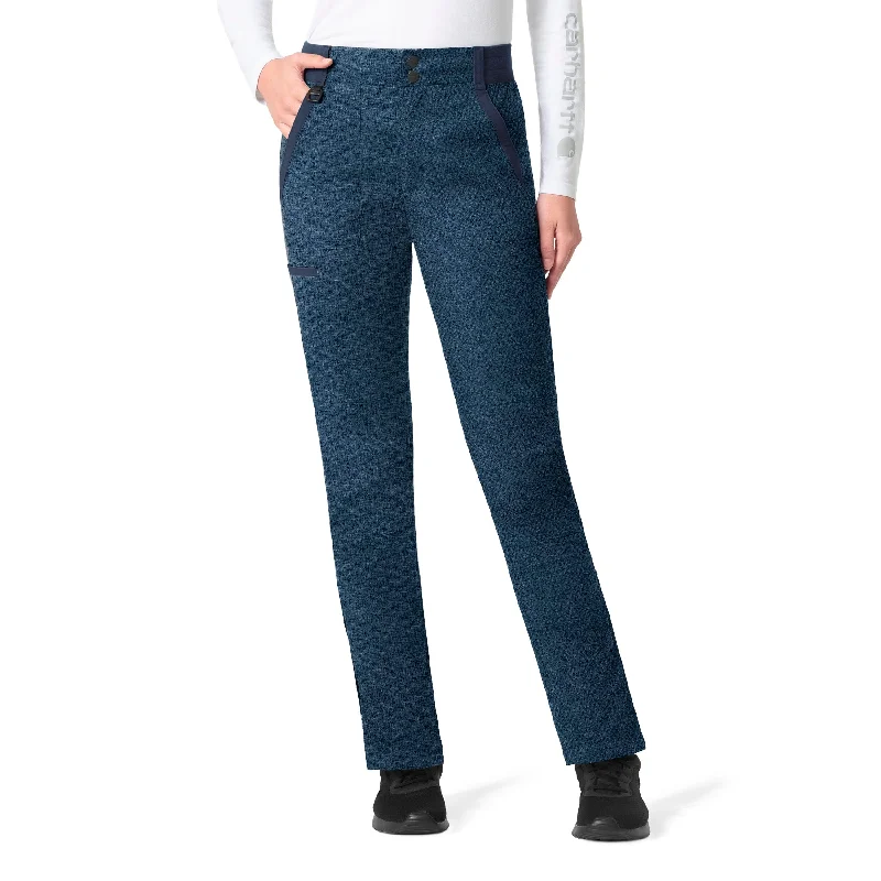 Reduced Prices Carhartt Rugged Flex Ripstop Women's Utility Cargo Scrub Pant - Navy Heather