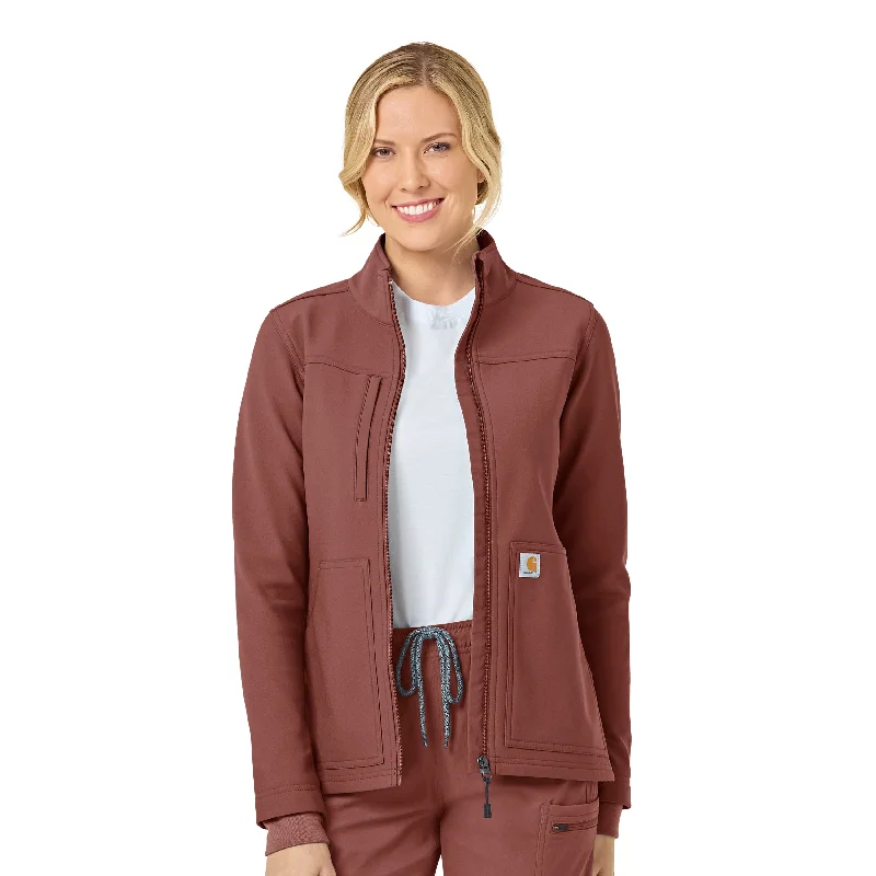 Early Access Carhartt Rugged Flex Women's Bonded Fleece Jacket - Sable