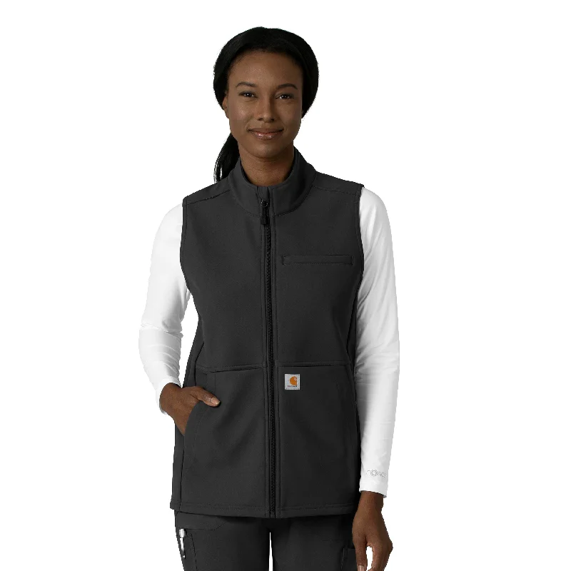 Time-Limited Offer Carhartt Rugged Flex Women's Bonded Fleece Vest - Black
