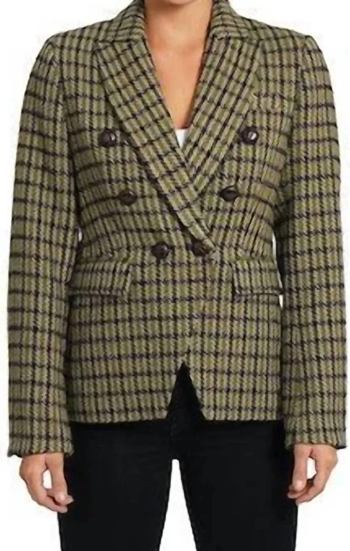 Don’t Miss Out Charles Blazer In Green Plaid
