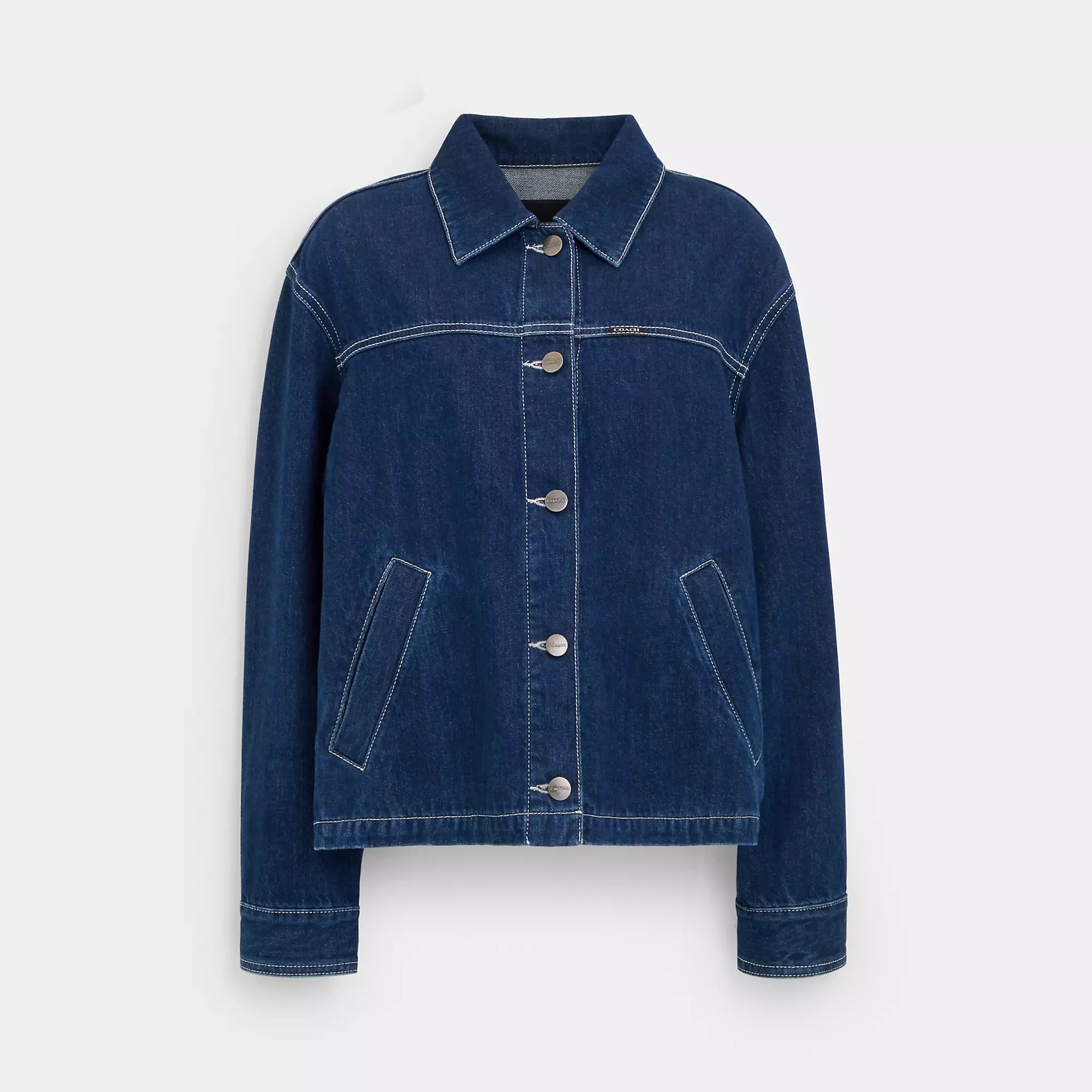 Price Cut Coach Outlet Denim Utility Jacket