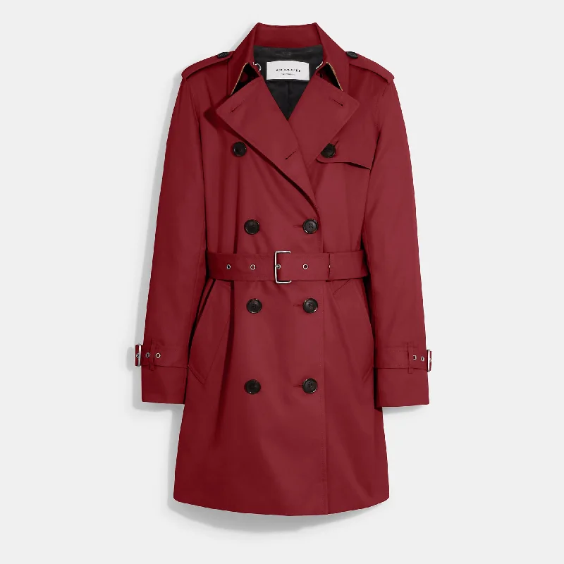 TIME-Limited Offer Coach Outlet Solid Mid Trench