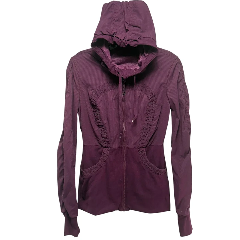 New Arrival Dance Studio Jacket By Lululemon In Cassis/Heathered Cassis, Size: S