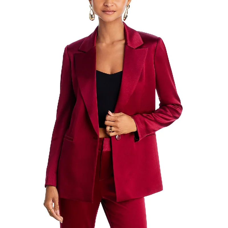 Limited Time Discount Denny Womens Notch Collar Suit Separate One-Button Blazer