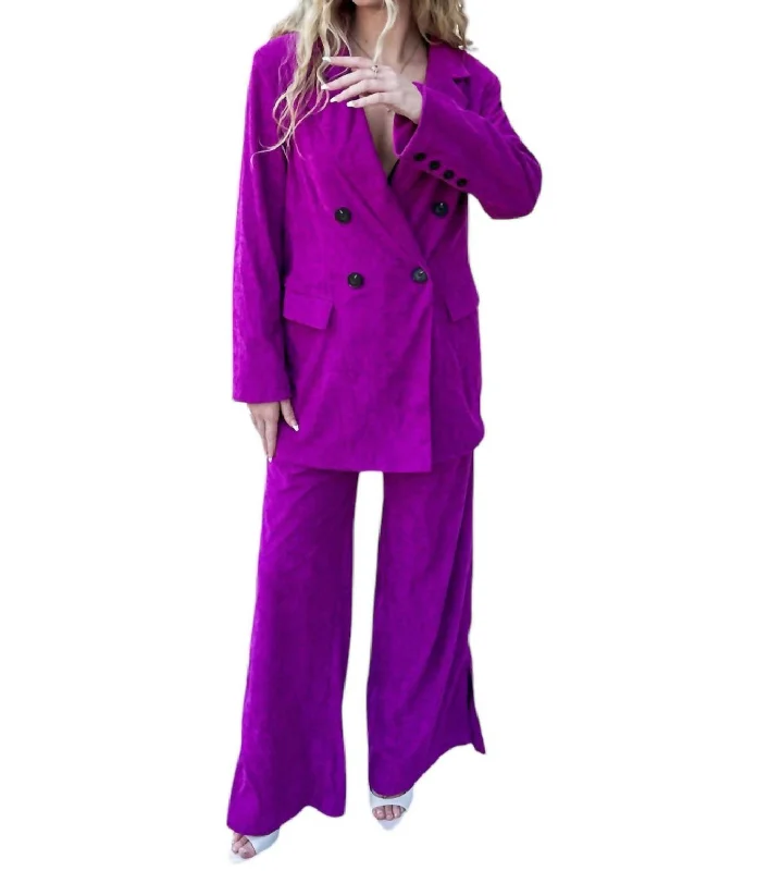 Don't Miss Empire Blazer In Purple
