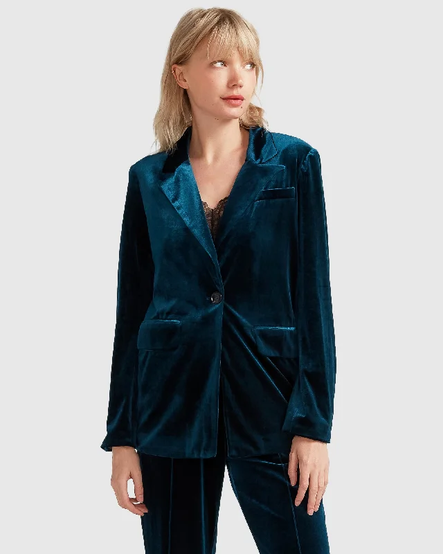 Take Advantage Eternity Velvet Blazer