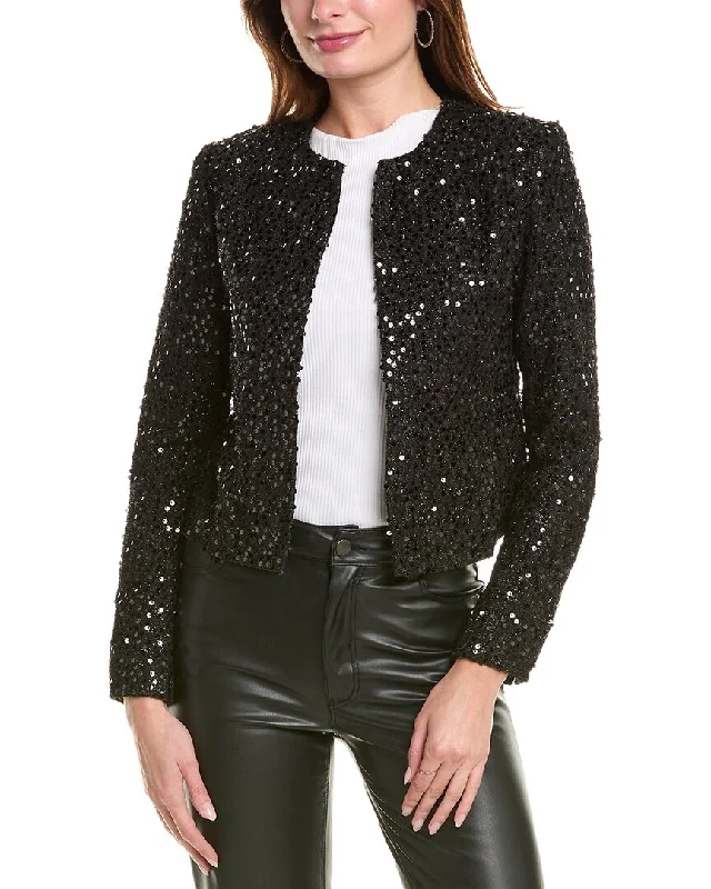 Huge Savings Gracia Sequined Round Neck Jacket