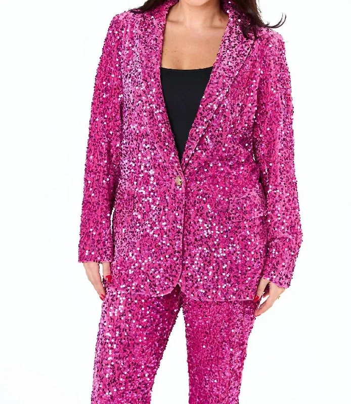 Today’s Special Heff Sequin Blazer In Highkey