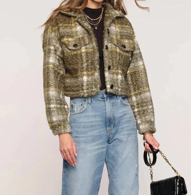 Closeout Iona Jacket In Moss