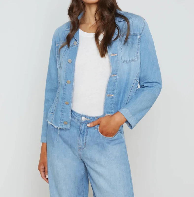 Low Prices Janelle Denim Jacket In Havana