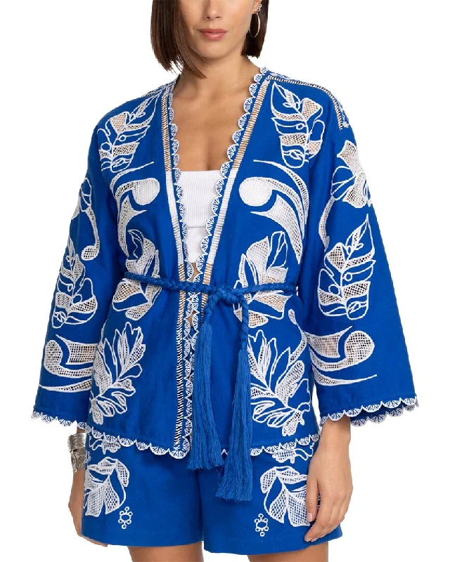 Overstock Johnny Was Jodie Linen-Blend Easy Jacket