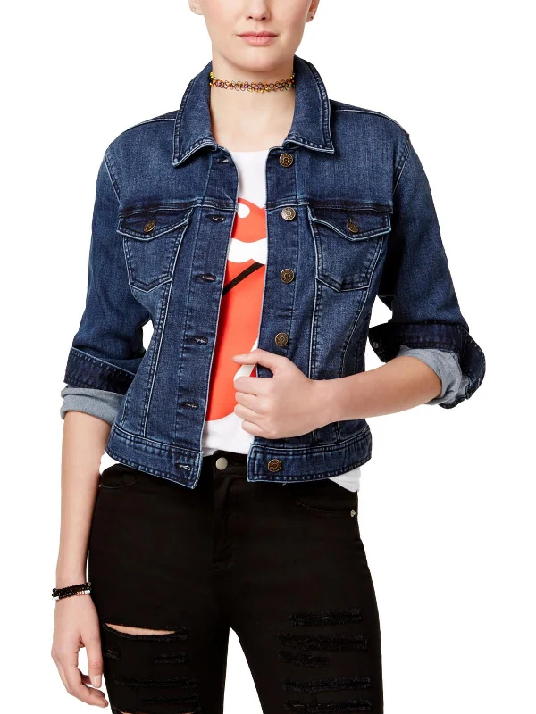 Best Bargains Juniors Womens Spring Classic Denim Jacket