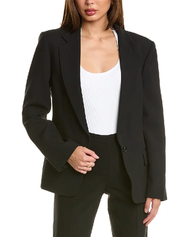 Don't Wait Michael Kors Collection Crepe Sable Cutaway Jacket