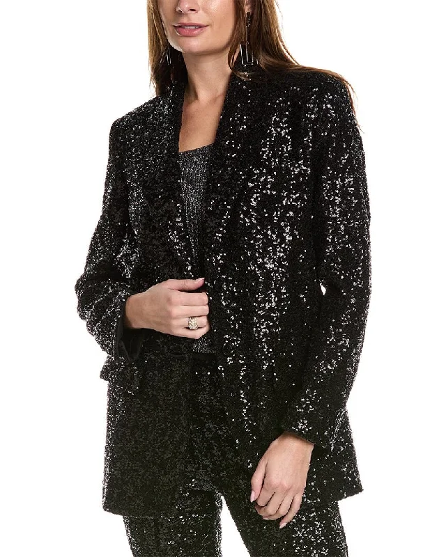 Savings Event Michael Kors Collection Sequin Boyfriend Blazer