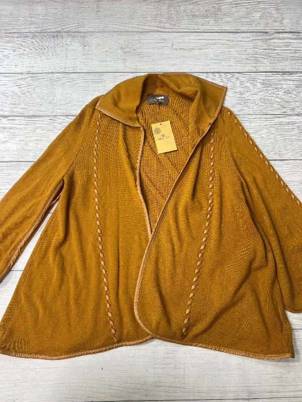 Today Only New! Sweater Cardigan Designer By Patricia Nash In Brown, Size: S