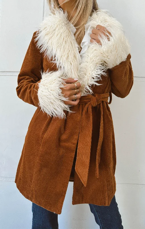 Penny Lane Coat ~ Sienna Corduroy