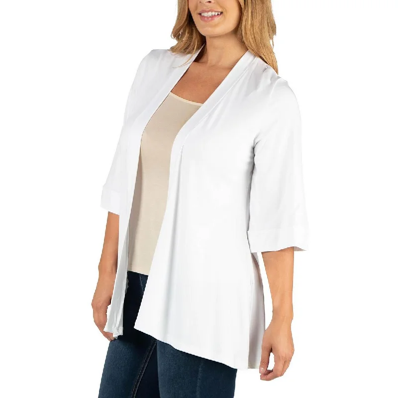Bonus Savings Plus Womens Solid Polyester Open-Front Blazer