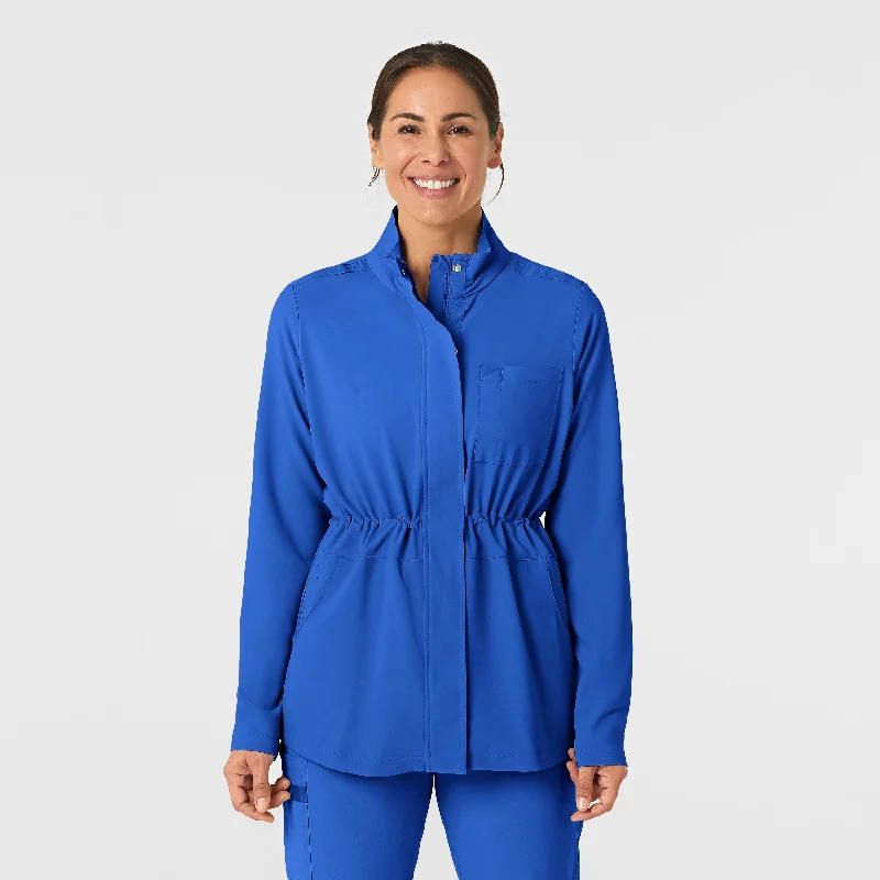 Warehouse Sale RENEW Women's Convertible Hood Fashion Jacket - Royal