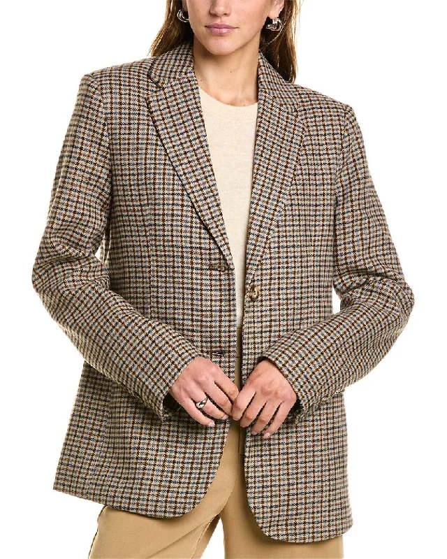 Amazing Deals Sophie Rue Oxford Wool-Blend Suit Jacket