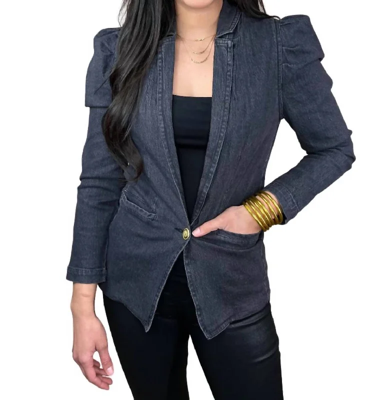 Best Deals Stephany Blazer In Black Vintage