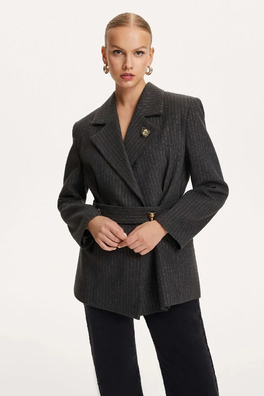 Fantastic Offers Striped Blazer Jacket