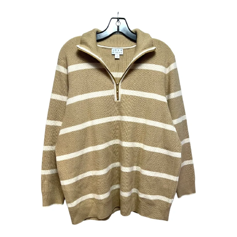 Sweater By Joan Rivers In Striped Pattern, Size: 1x